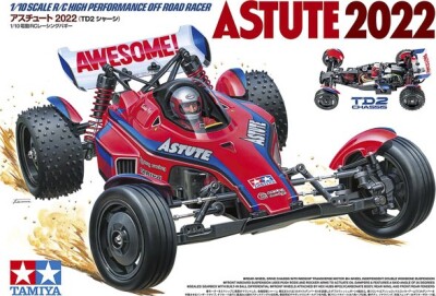 Tamiya - Rc Astute 2022 Td2 Fjernstyret Bil Byggesæt - 1:10 - 58697