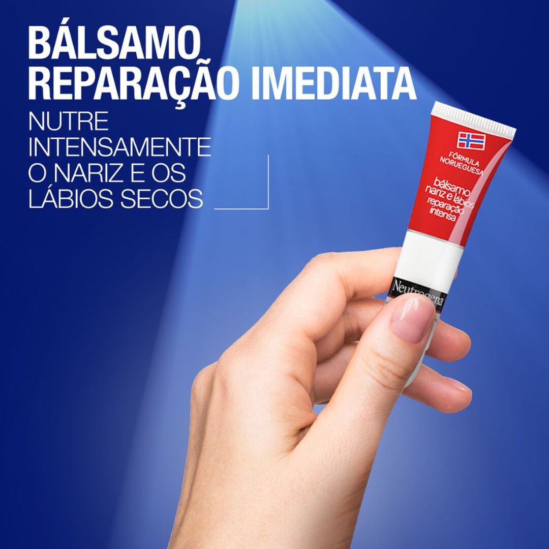 NEUTROGENA  Bálsamo Reparação Intensa Nariz e Lábios Tubo - 15ml