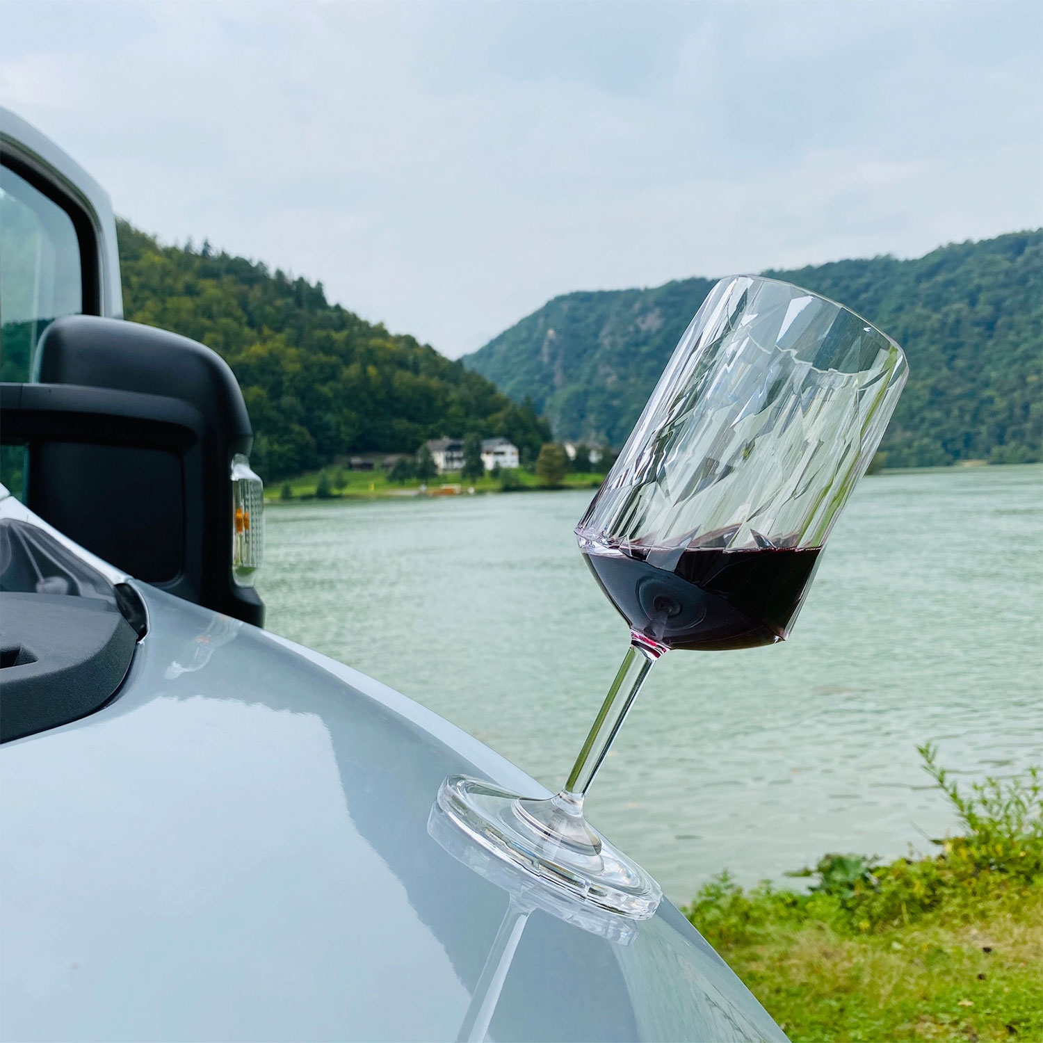 Silwy Magnet-Wein-Kunststoffgläser 2 Stück 200 ml
