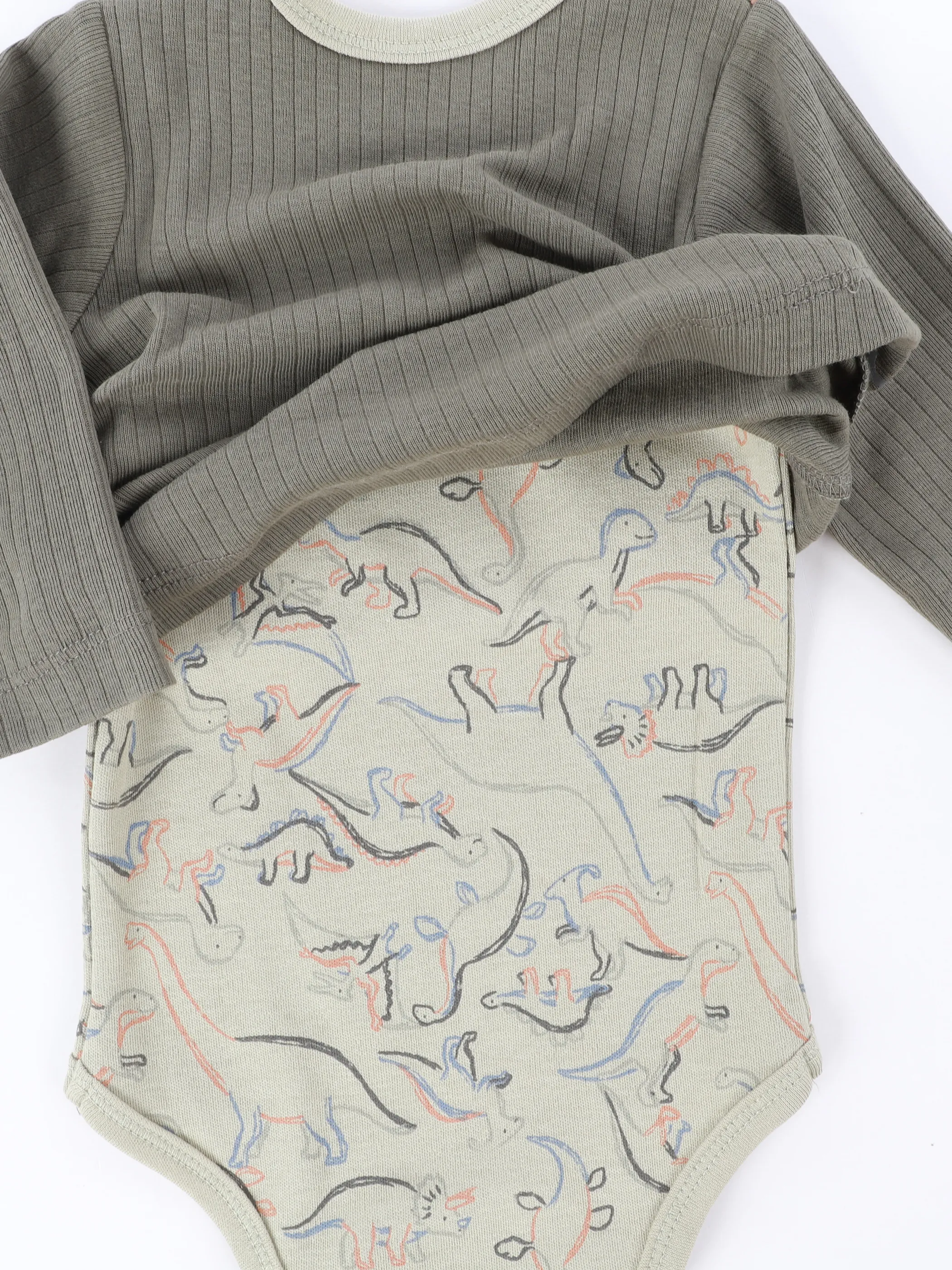 Baby Jungen Longsleeve mit angesetztem Body