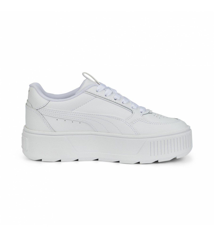 Tênis Puma Karmen Rebelle Branco - Altura da plataforma: 4,5 cm -