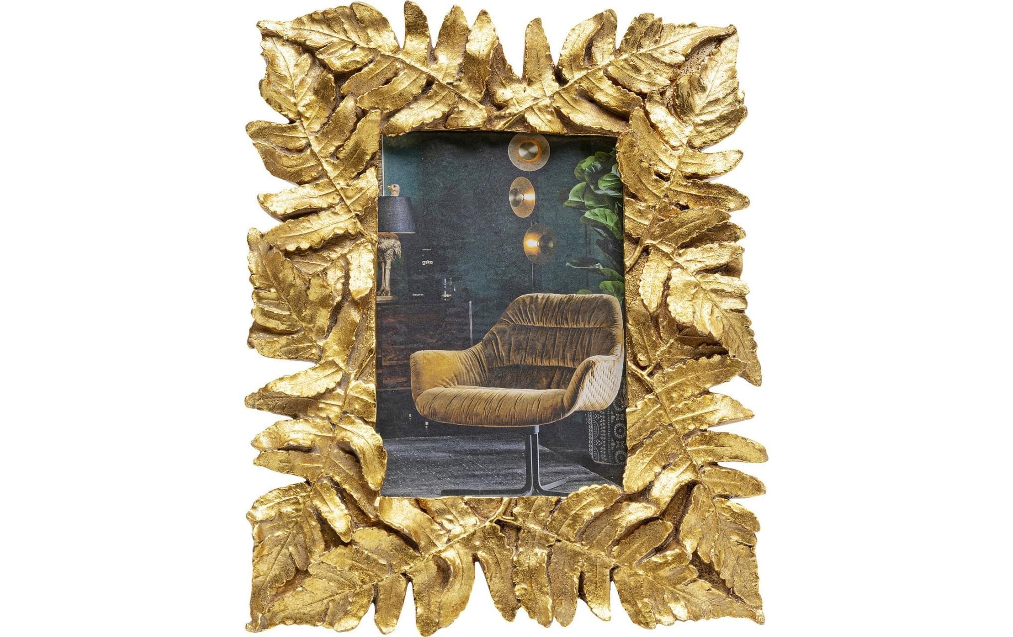 Kare Design Bilderrahmen »Leaves Gold, 10 x 15 cm«