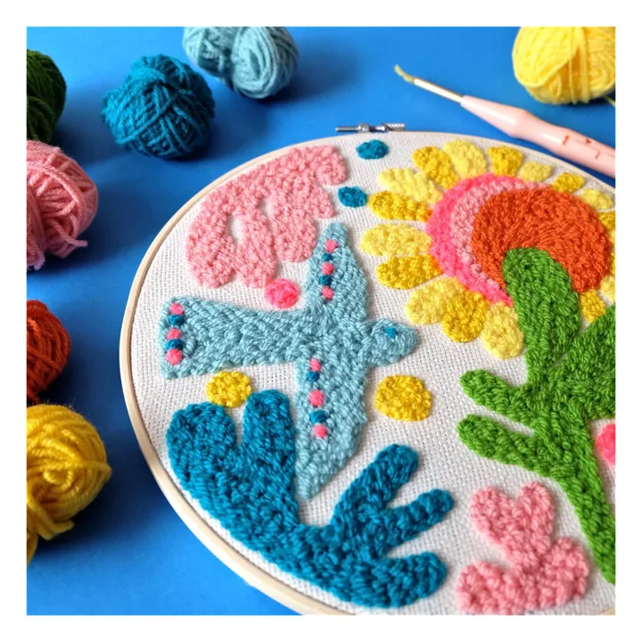 Chaumière Oiseau Kit DIY Punch needle Eden