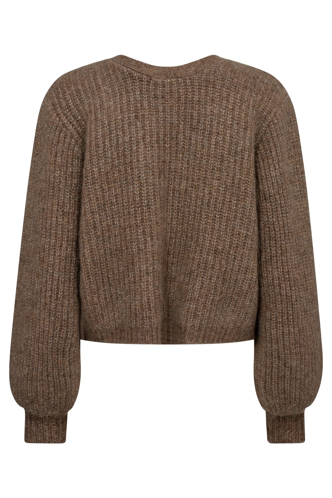 Co´Couture Cozycc Lurex Twist Knit 32132 154 walnut