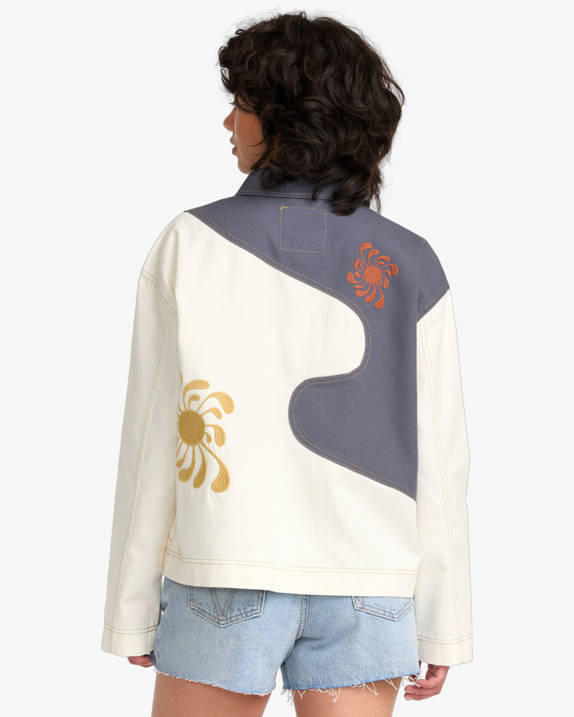 Rvca LA Shacket Women Natural