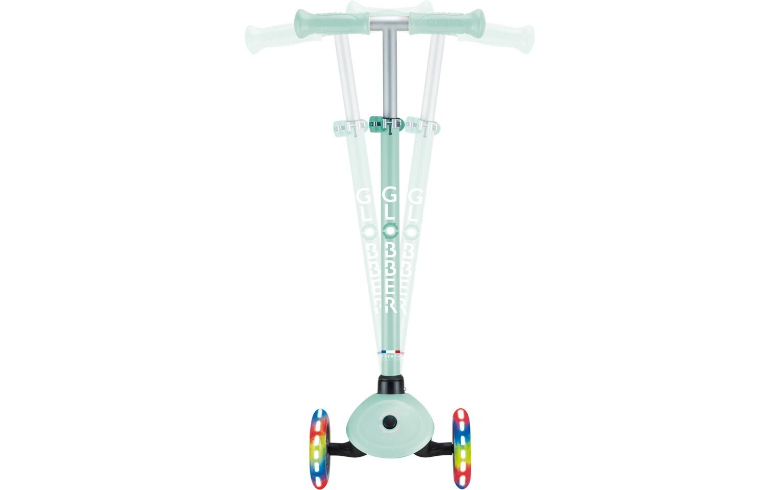 Scooter Primo Lights Mint3-Rad-Roller mit Beleuchtung für Kinder