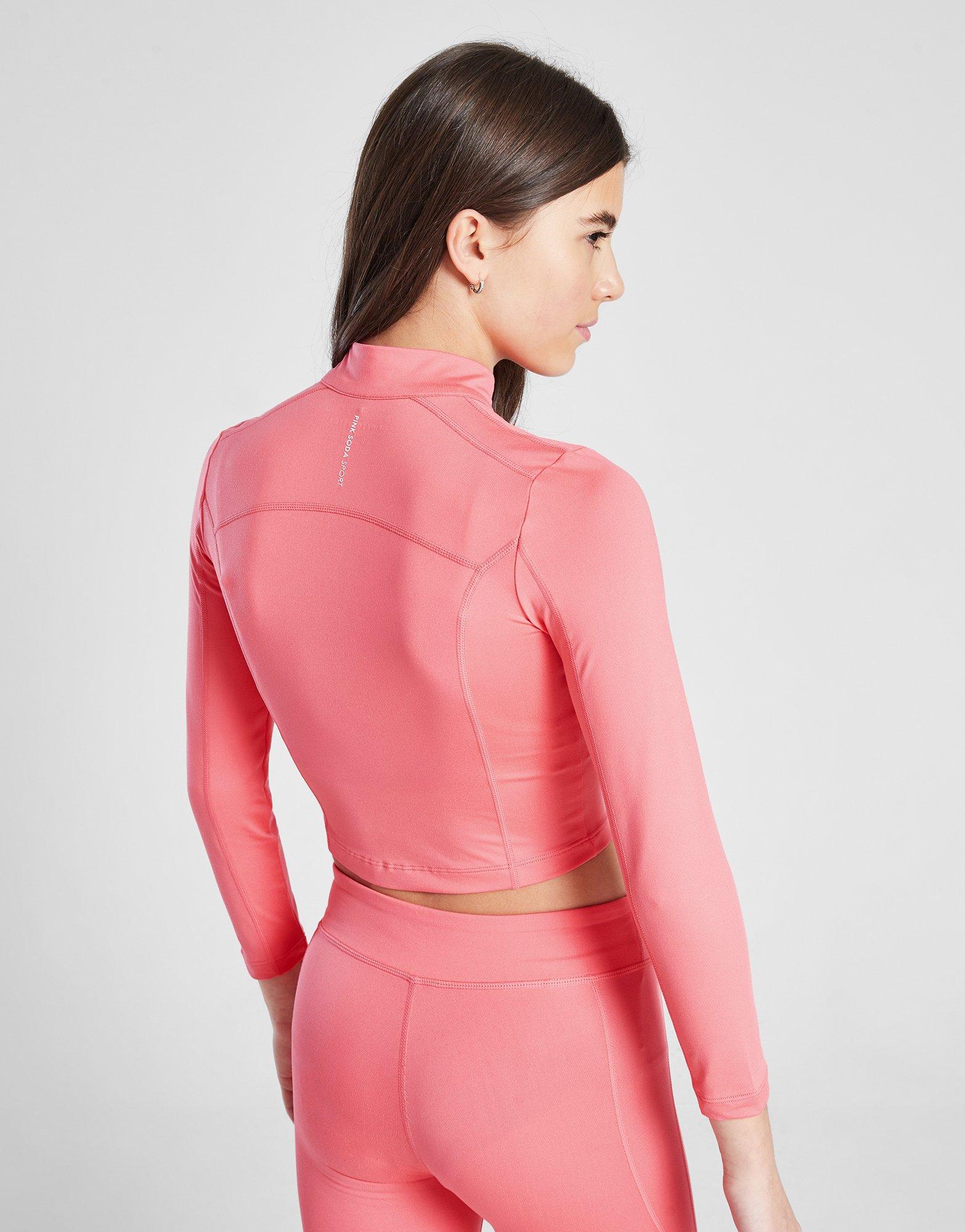 Pink Soda Sport Haut Zippé Fitness Form Junior