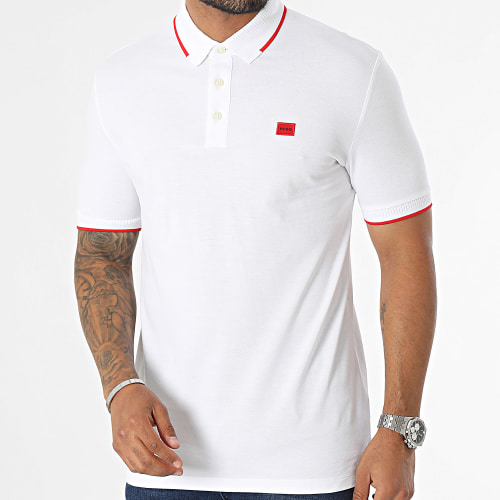 Polo Manches Courtes Slim Deresino 50490775 Blanc