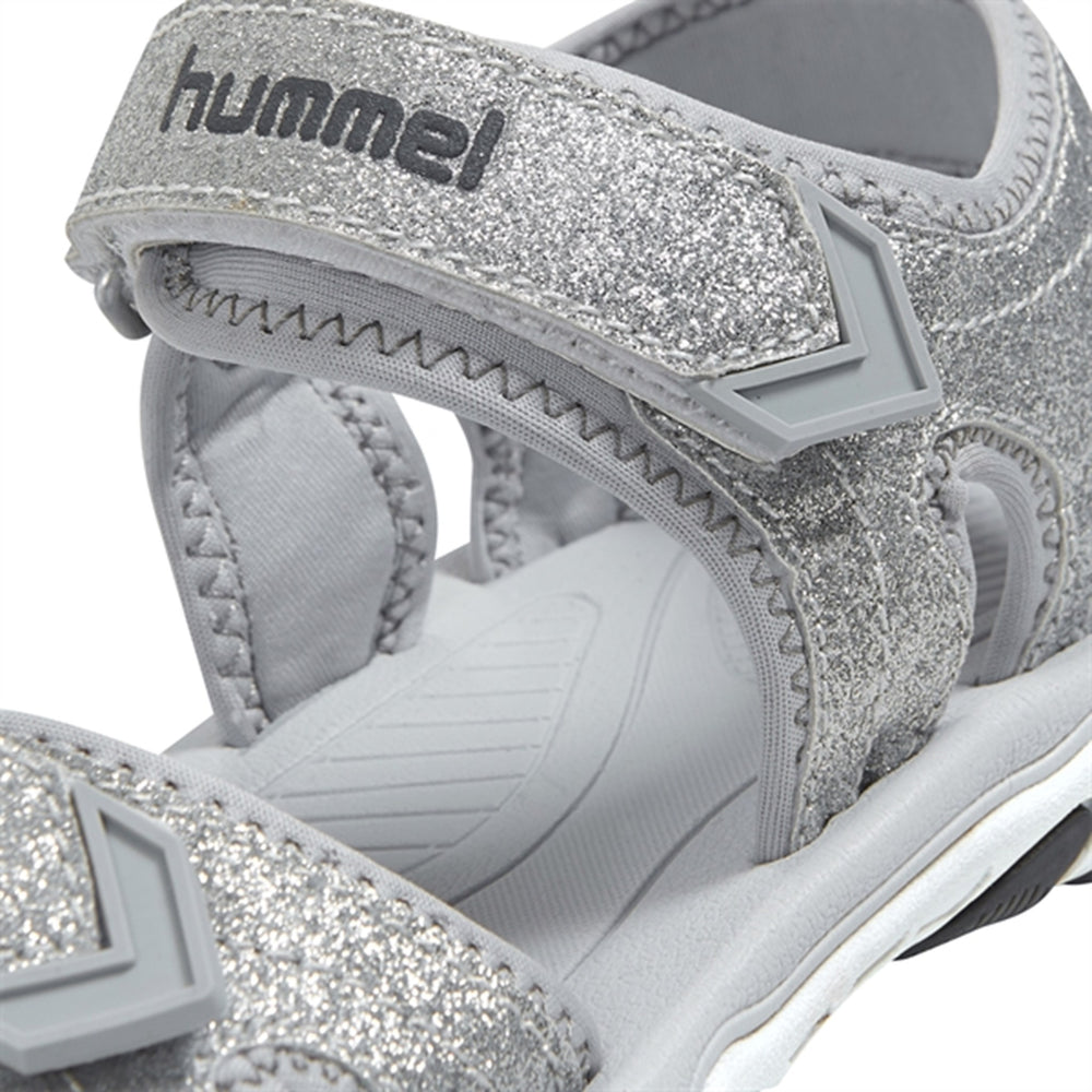 Sandal Glitter Jr Silver - Hummel → Luksusbaby.dk