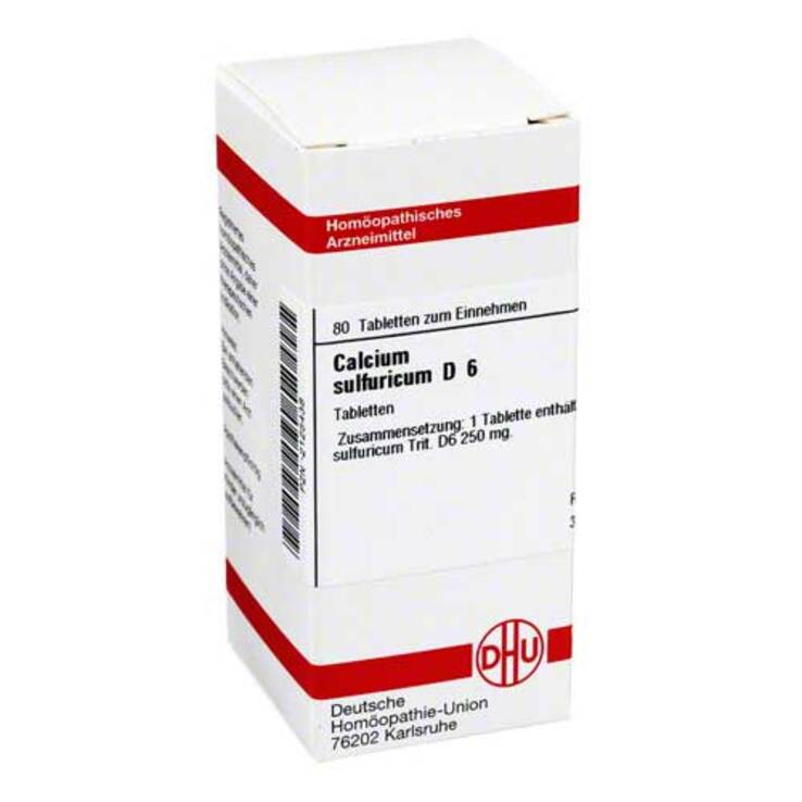 DHU Calcium sulfuricum D 6 Tabletten, 80 St