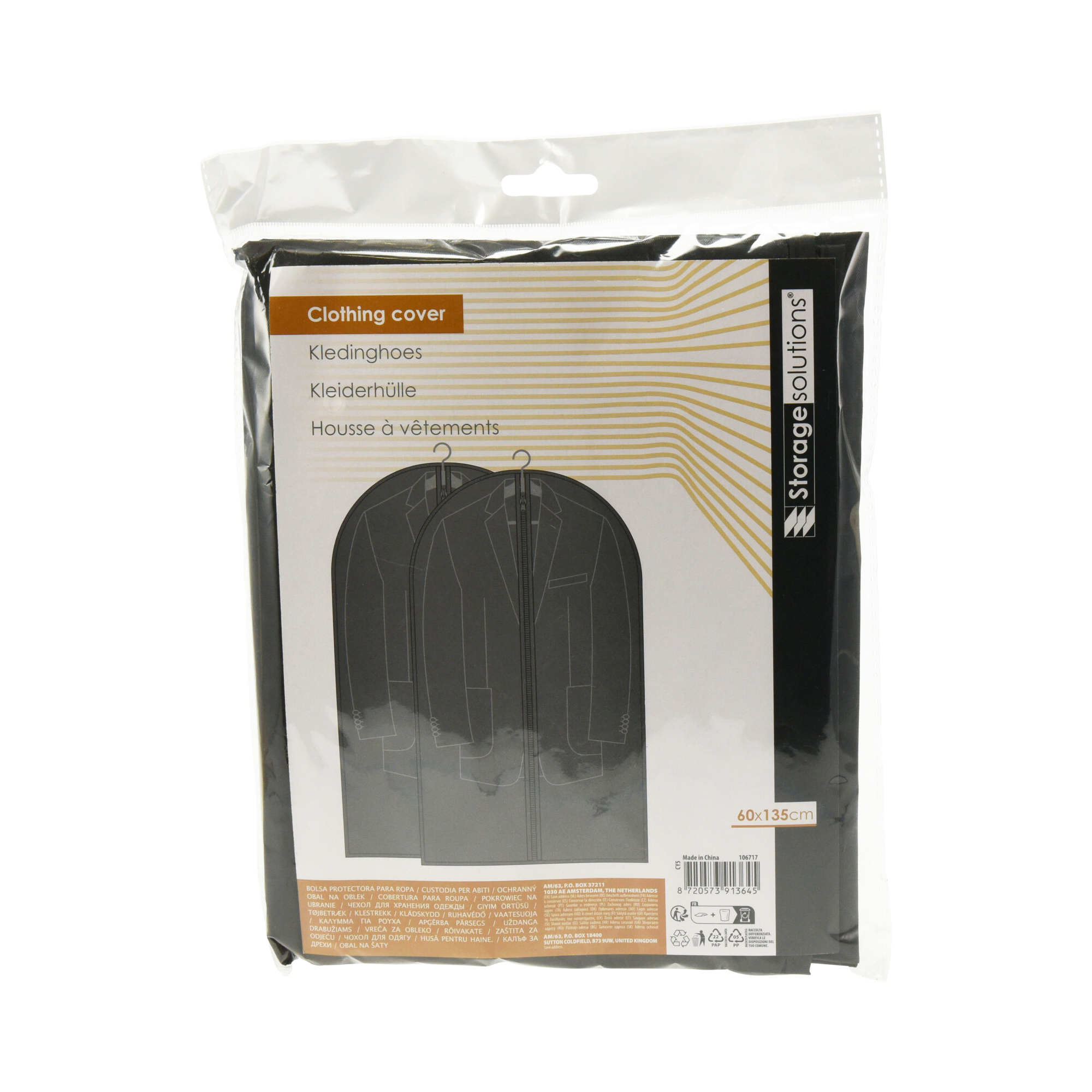 Kleidersack 2er Set 135 x 60 cm