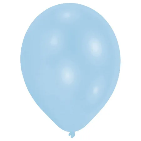 amscan Latexballons Hellblau, 25 Stück