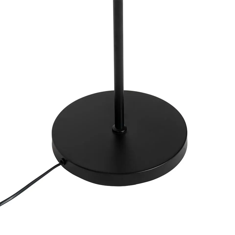 Qazqa vloerlampen pallon zilverkleurig e14