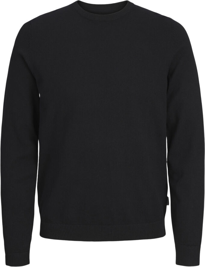 JJ-REBEL JREBCALLUM KNIT CREW NECK NOOS Sort