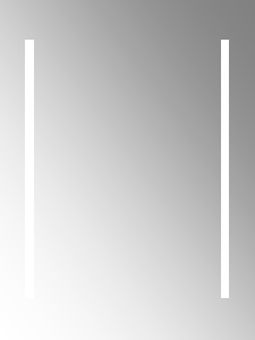 Plieger Duo spiegel m. geïntegreerde LED verlichting 2x verticaal 60x80cm