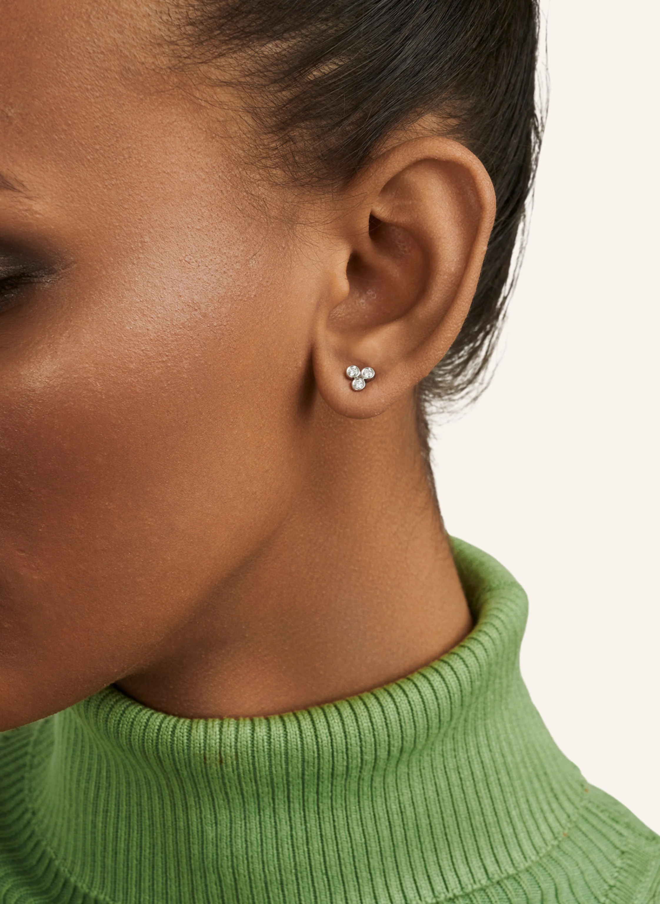 CADA Ohrringe 3 STONES DIAMOND