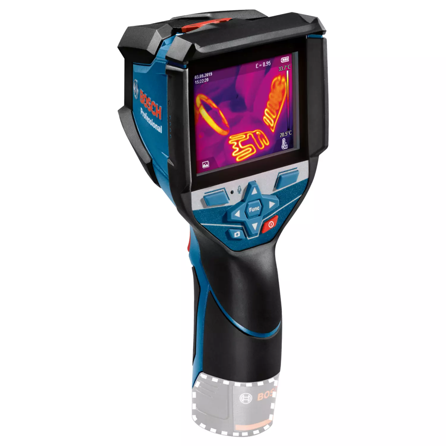 Bosch GTC 600 C 12V Li-ion Accu thermodetector in L-Boxx