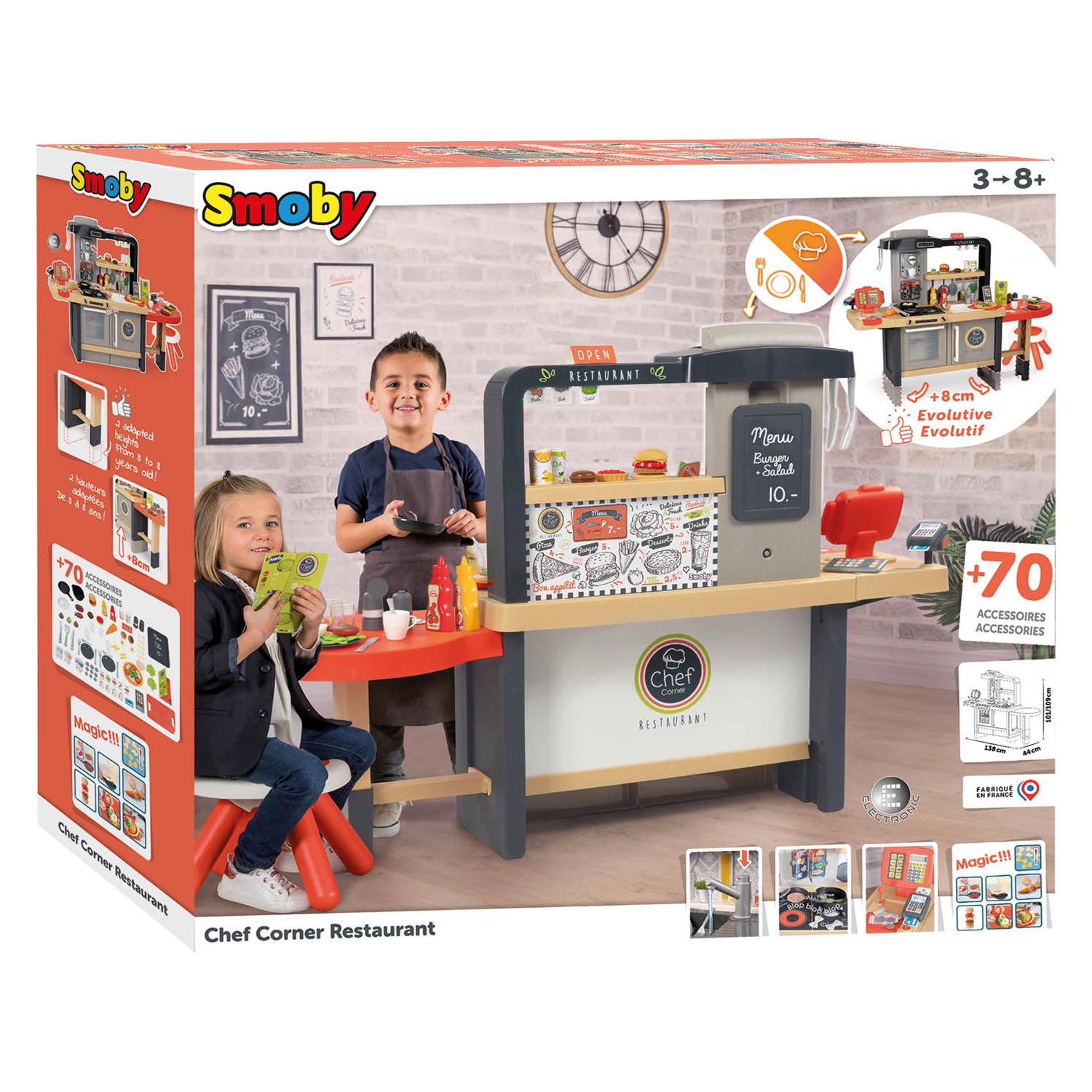 Smoby Chef Corner Restaurant, 70dlg.