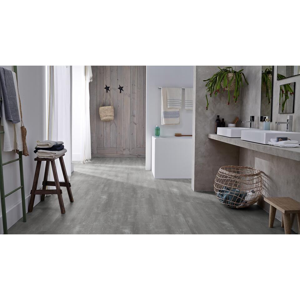 Klik PVC Abilene Grijs Tegel