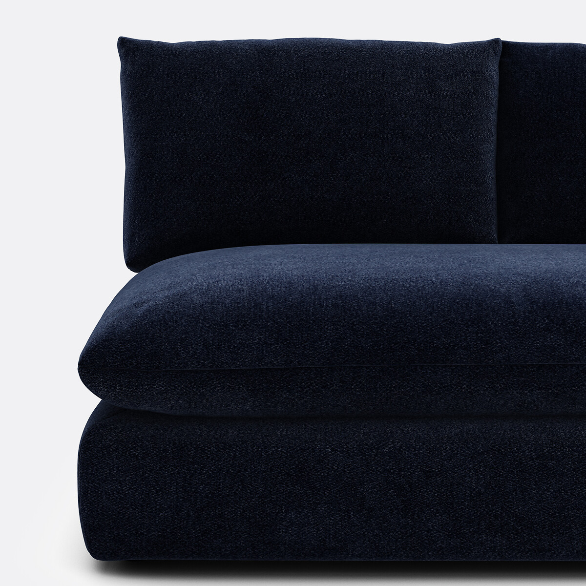 LA REDOUTE INTERIEURS<br>Sofá modular de 2 lugares. poliéster manchado, Malo