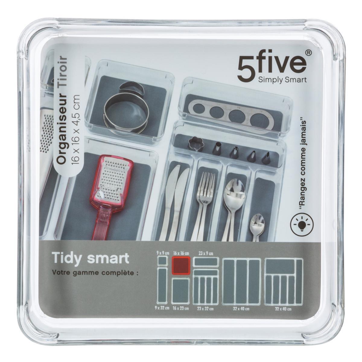 ORGANISEUR TIDY SMART 16X16X4.5CM