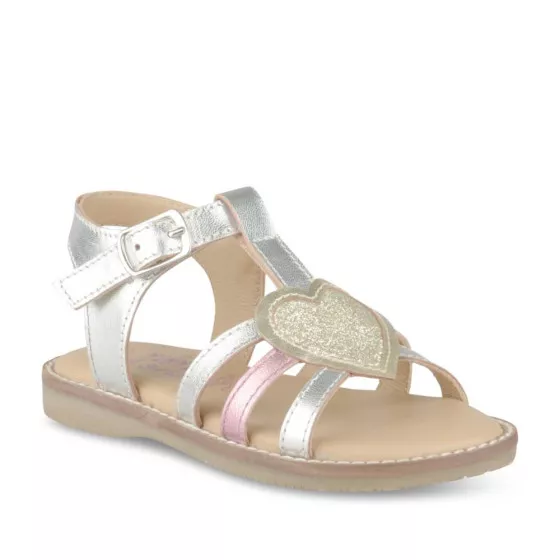 Sandales METALLISE NINI & GIRLS CUIR