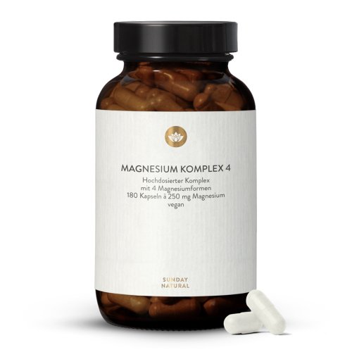 Sunday Natural Products  Magnesium Komplex 4Kapseln250mg