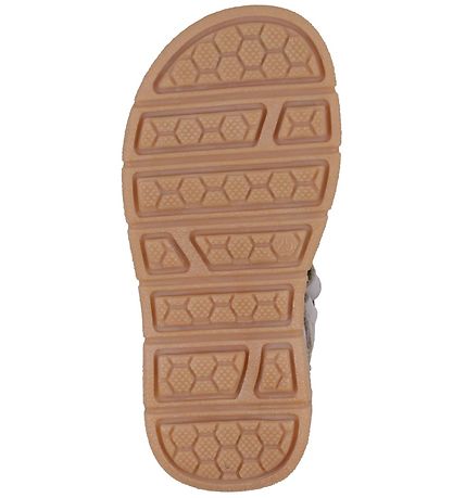 Pom Pom Sandalen - sportlich Klettband - Light Lavender
