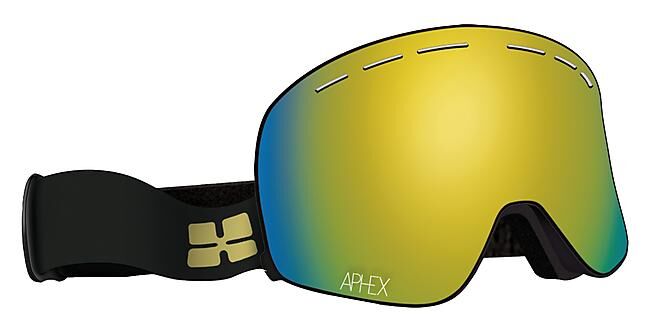 APHEX - MASQUE DE SKI VIRGO BLACK GOLD CAT 3+1