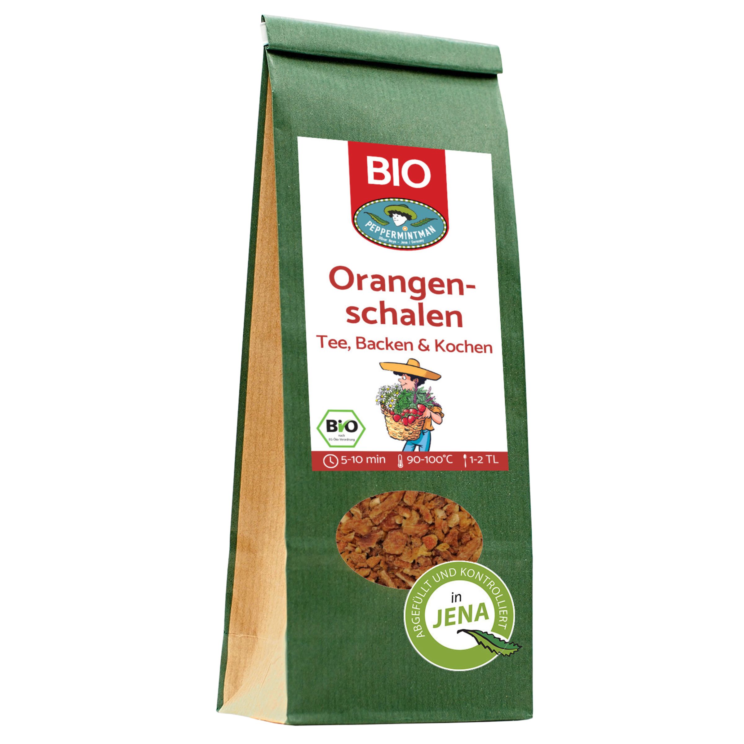 PEPPERMINTMAN Orangenschalen, Bio