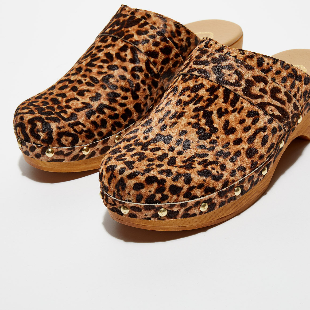 Apologie Studio Sabots en Cuir Sofia pony - Talon 5 cm