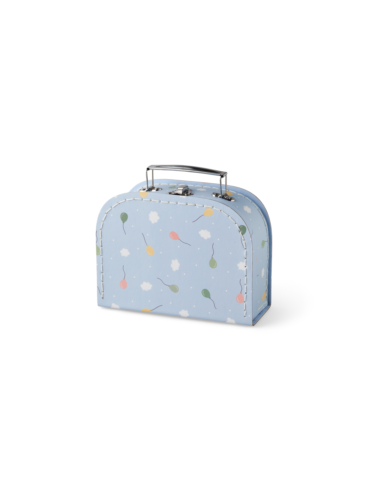 Børnekuffert | Pap. 20 x 15 x 8 cm. | Ice Blue, Blue