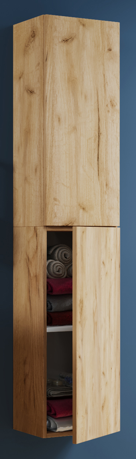 Hochschrank LENDAS - Honig Eiche - 33x150 cm