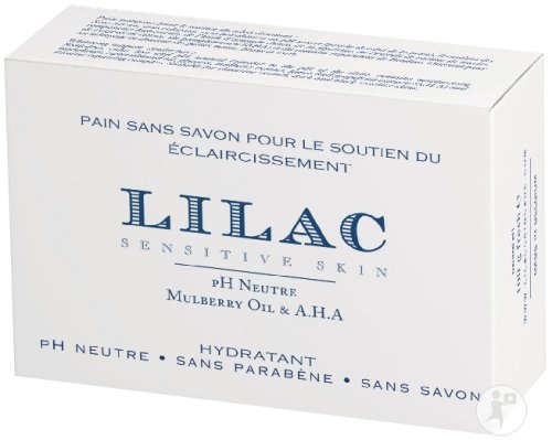 Lilac Sensitive Skin Pain Sans Savon Pour Le Soutien De L'Éclaircissement 100g