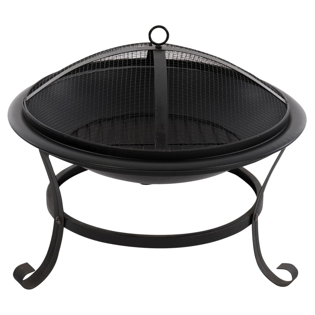 Bol à feu atlanta noir acier 51 cm 85014
