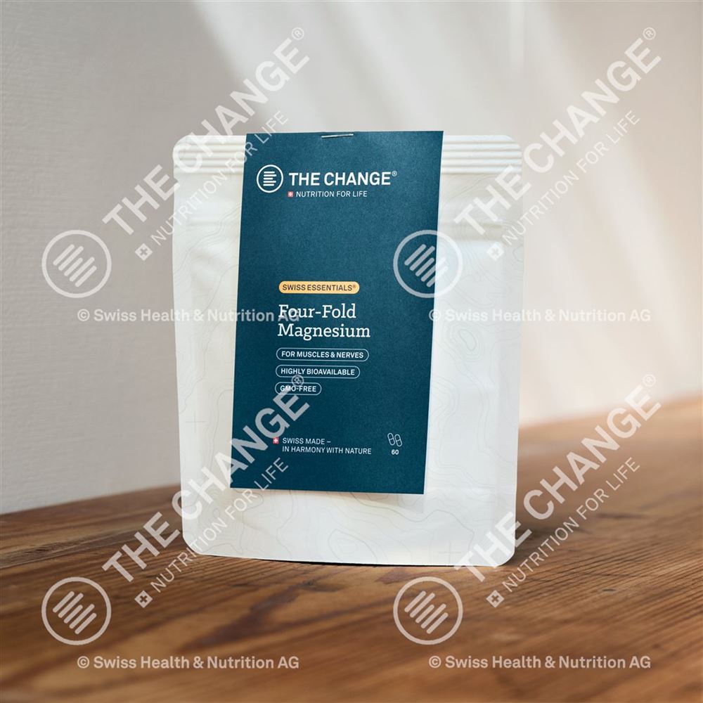 Be the change Four-Fold Magnesium Nachfüllbeutel<br>60 Stück, Beutel, Kapsel