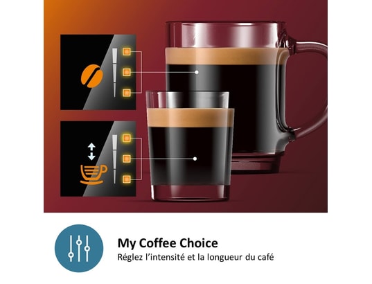 PHILIPS - Robot expresso Série 3300 EP3321/40 avec mousseur à lait