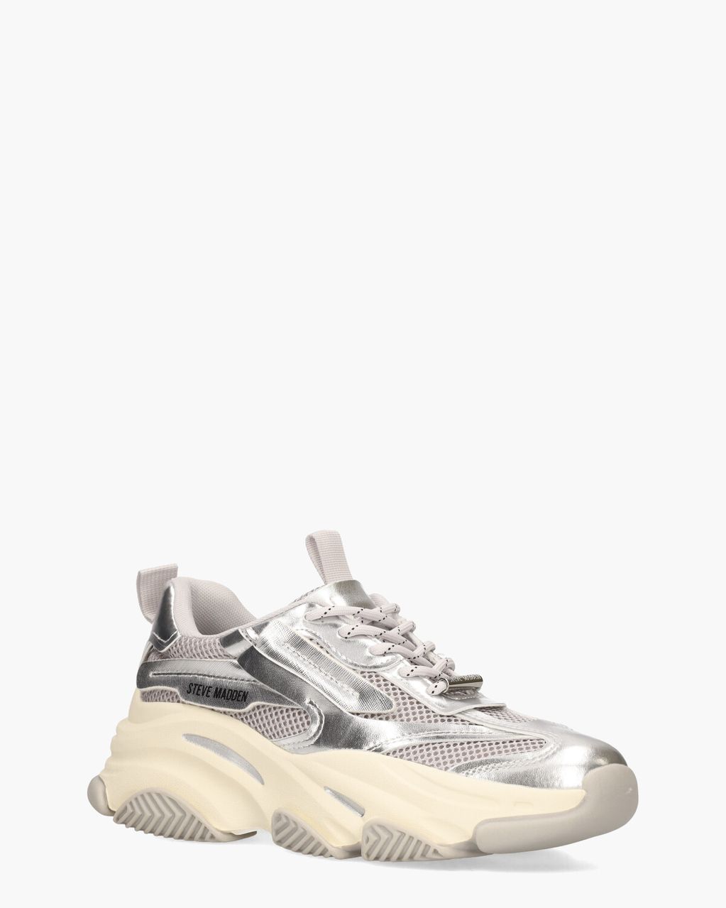 Steve Madden Possession-E Zilver Damessneakers