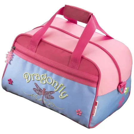 Step by Step Sporttasche Girls Dragonfly, rosa/blau