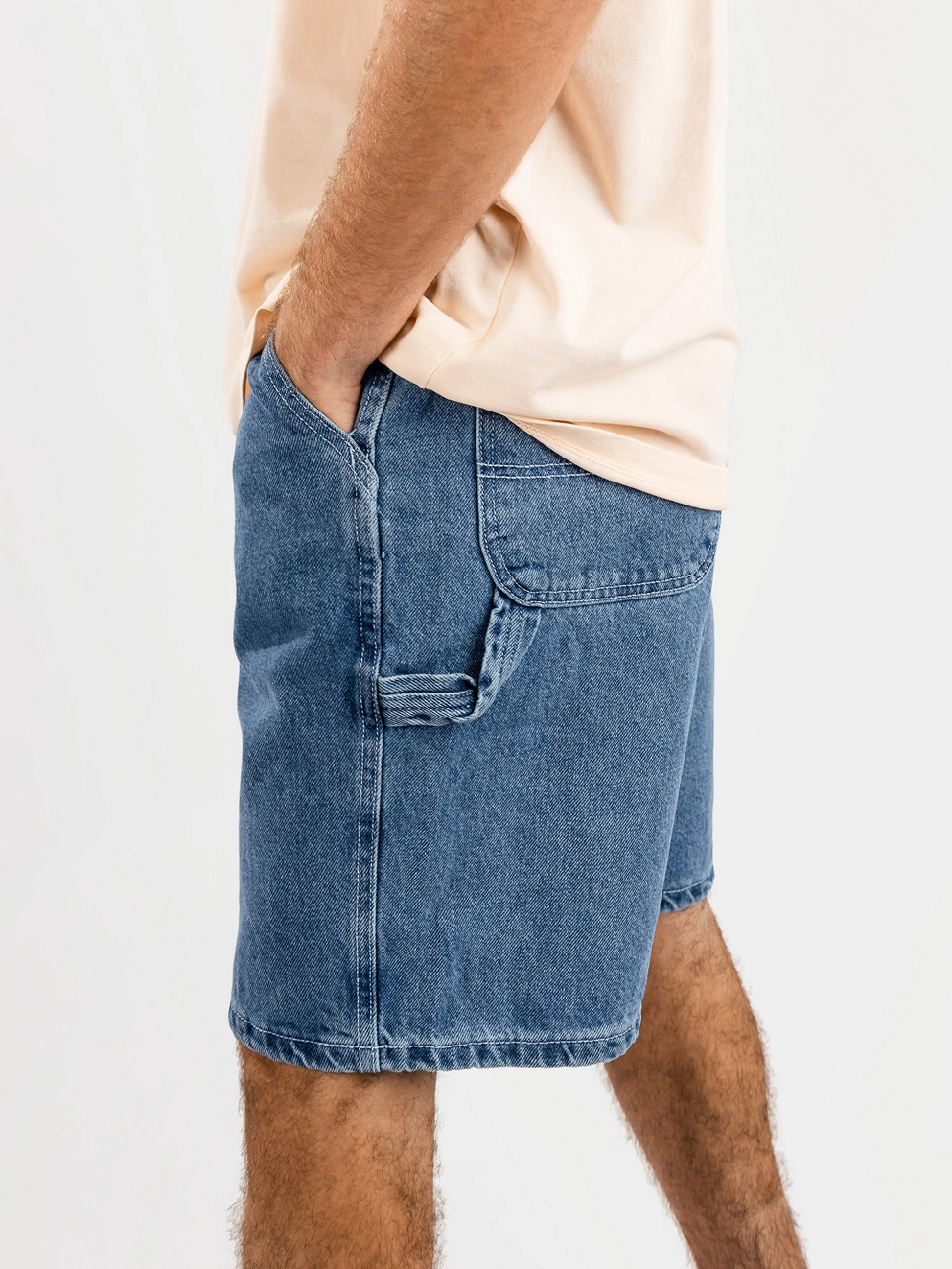 Vans Drill Chore Loose Denim Shorts stone wash