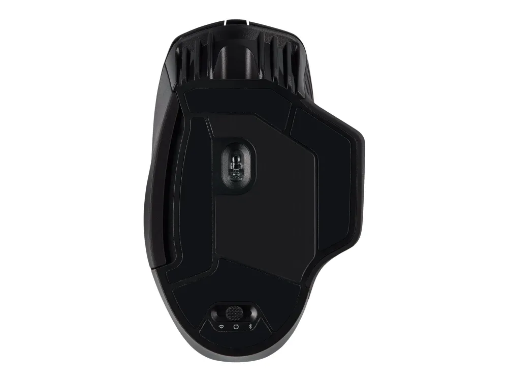 CORSAIR Gaming DARK CORE RGB PRO SE - Mus - optisk - 8 knapper - trådløs, kablet - USB, 2.4 GHz, Bluetooth 4.2 LE - sort