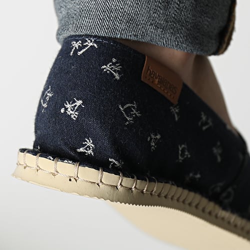 Espadrilles Origine Print Bleu Marine