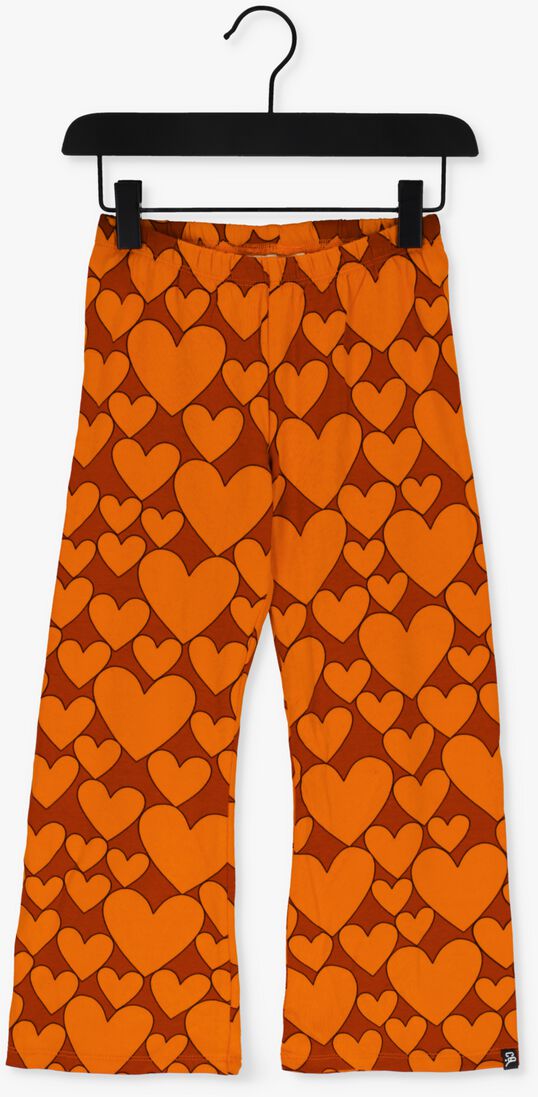 CARLIJNQ oranje carlijnq flared broek hearts - flared legging