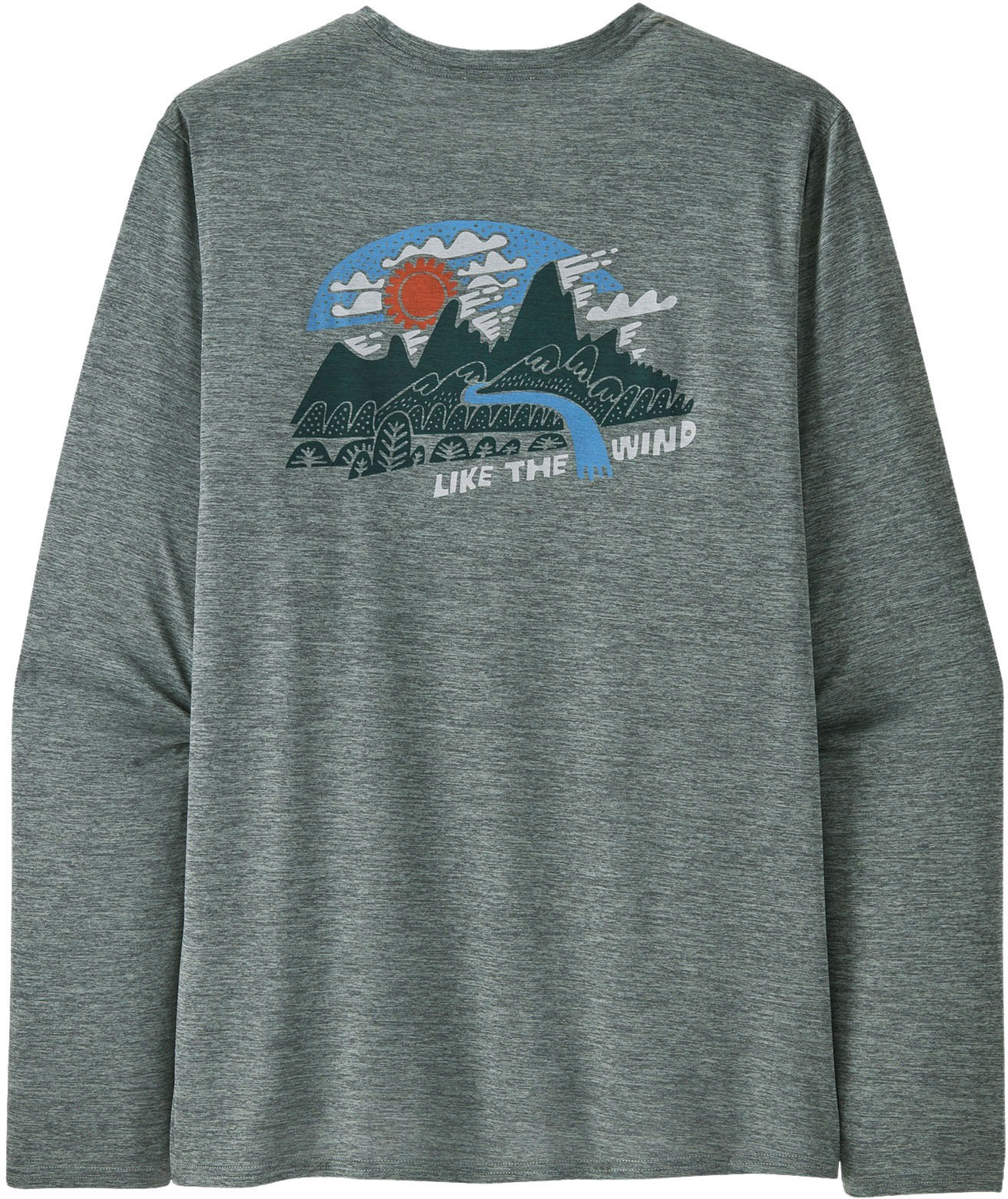 Long-Sleeved Cap Cool Daily Graphic Shirt
