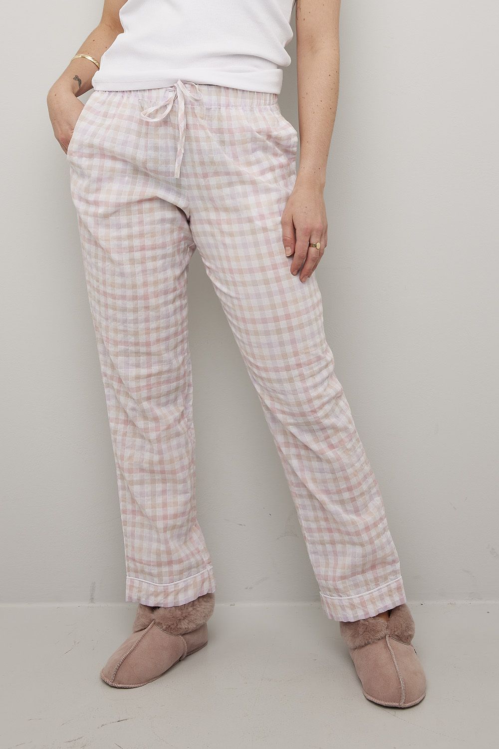 Pyjamasbukse rutet Anna