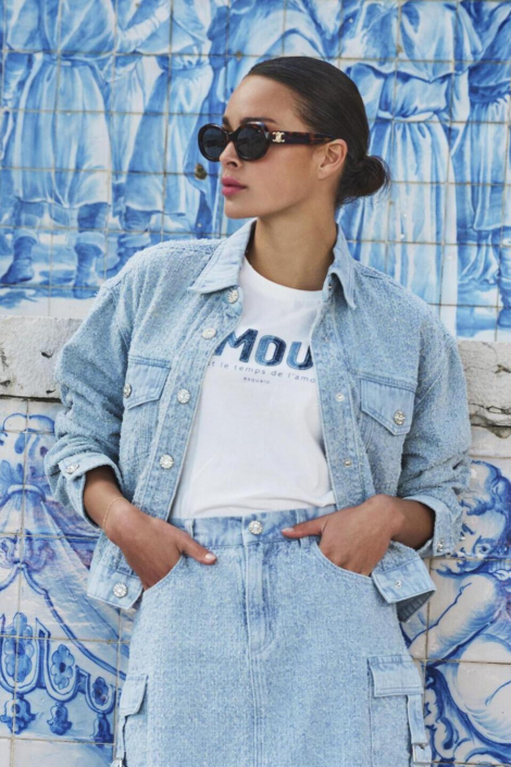 EsQualo blauwe dames jas
