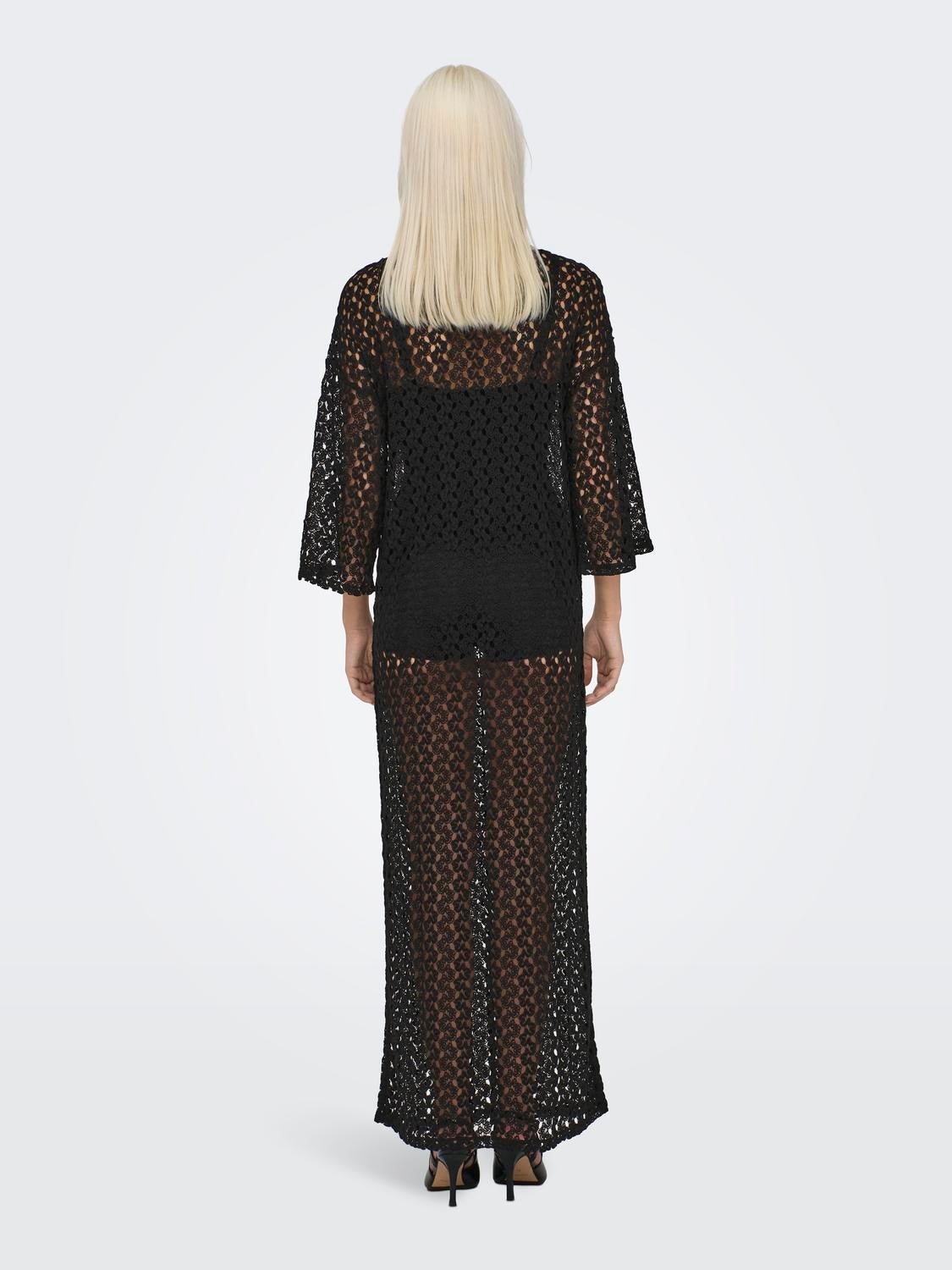 ONLLION Langes Kleid Black