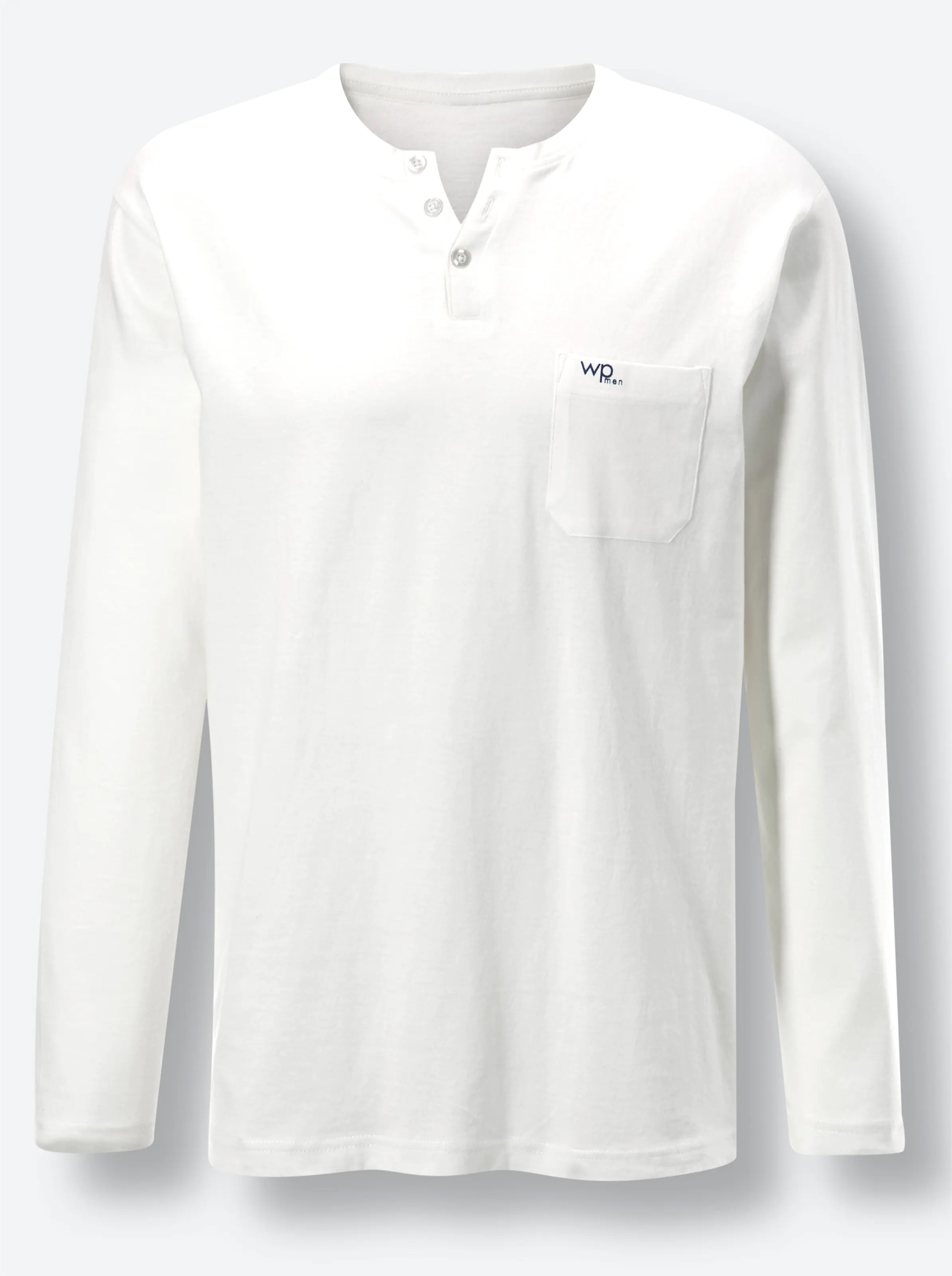 wäschepur men Schlafanzug-Shirt in ecru