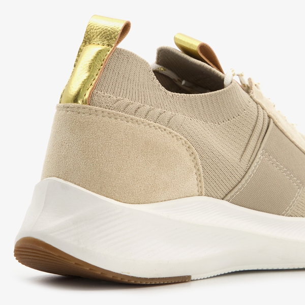 Hush Puppies dames sneakers met metallic details
