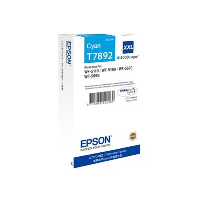 Epson T7892 - cyan - cartouche d'encre originale